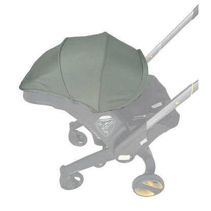Stroller Accessories Replacement Canopy Compatible with Doona+ and Doona i Car Seats & Strollers, Larger Sunshade, Durable Fabric (Desert Green)