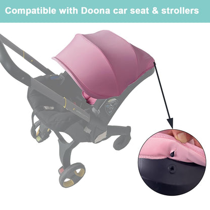 Stroller Accessories Replacement Canopy Compatible with Doona+ and Doona i Car Seats & Strollers, Larger Sunshade, Durable Fabric (Desert Green)