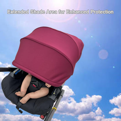 Stroller Accessories Replacement Canopy Compatible with Doona+ and Doona i Car Seats & Strollers, Larger Sunshade, Durable Fabric (Desert Green)
