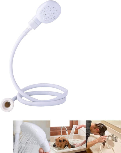 78.7in Portable Sink Hose Sprayer, Shampoo Sprayer Handheld Hose Shower Head Spray Hose for Bathing Baby, Pets Shower, Washing Hair, Rinsing Vegetables,Utility Sink