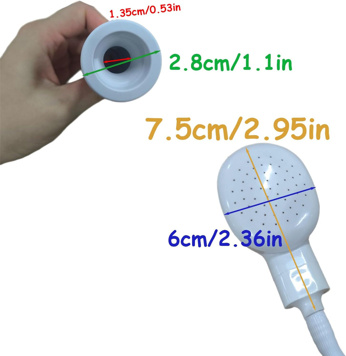 78.7in Portable Sink Hose Sprayer, Shampoo Sprayer Handheld Hose Shower Head Spray Hose for Bathing Baby, Pets Shower, Washing Hair, Rinsing Vegetables,Utility Sink