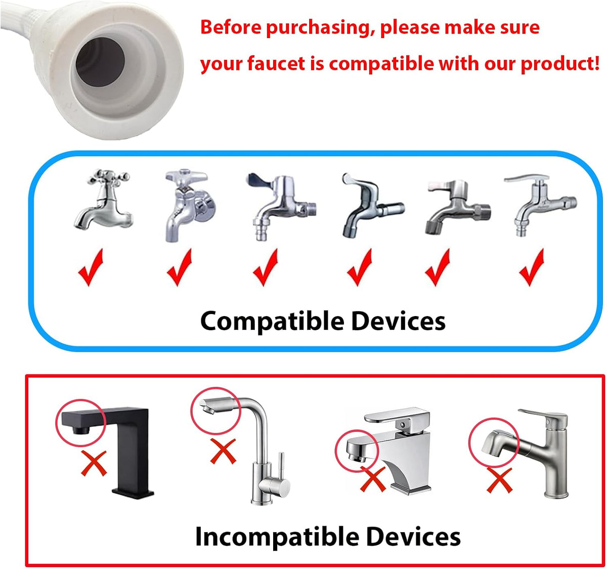 78.7in Portable Sink Hose Sprayer, Shampoo Sprayer Handheld Hose Shower Head Spray Hose for Bathing Baby, Pets Shower, Washing Hair, Rinsing Vegetables,Utility Sink