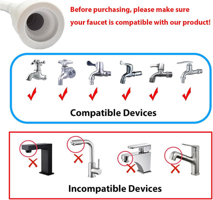 78.7in Portable Sink Hose Sprayer, Shampoo Sprayer Handheld Hose Shower Head Spray Hose for Bathing Baby, Pets Shower, Washing Hair, Rinsing Vegetables,Utility Sink