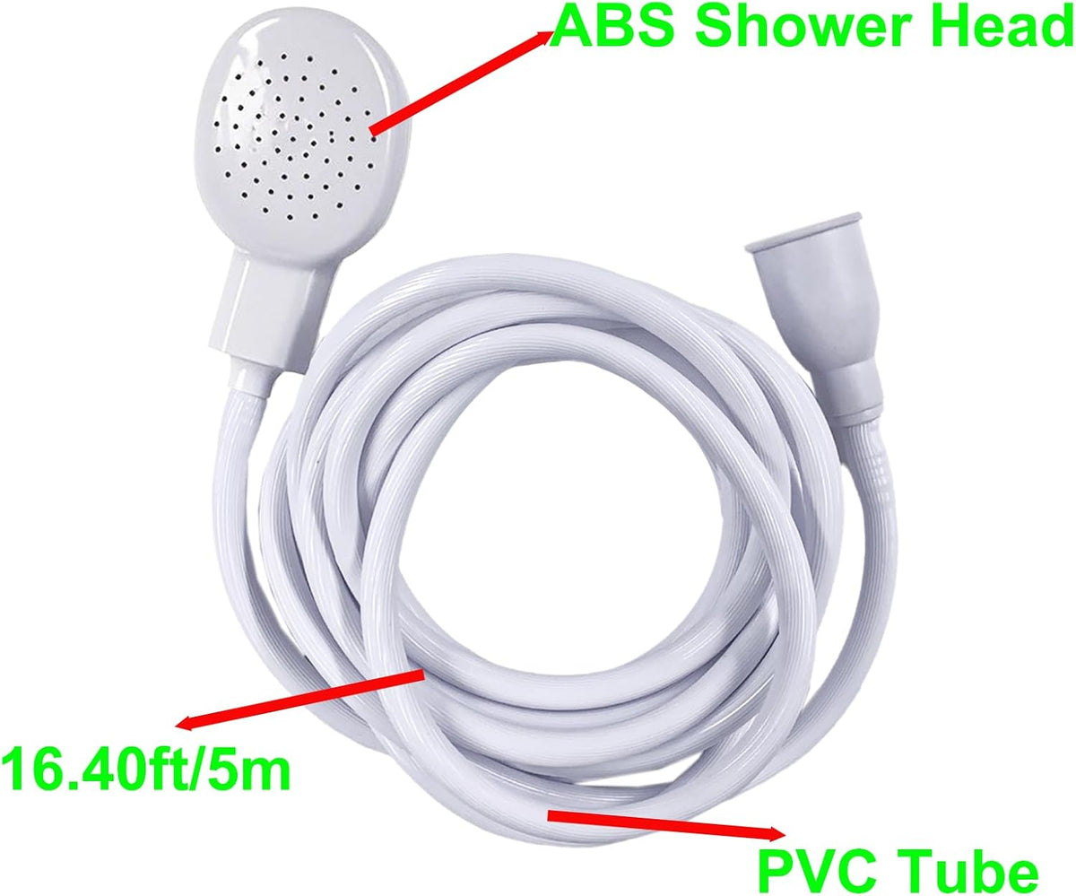78.7in Portable Sink Hose Sprayer, Shampoo Sprayer Handheld Hose Shower Head Spray Hose for Bathing Baby, Pets Shower, Washing Hair, Rinsing Vegetables,Utility Sink