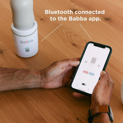 Babba Baby Bottle Cooler+Warmer - Refrigerate, Warm, & Feed All-in-One