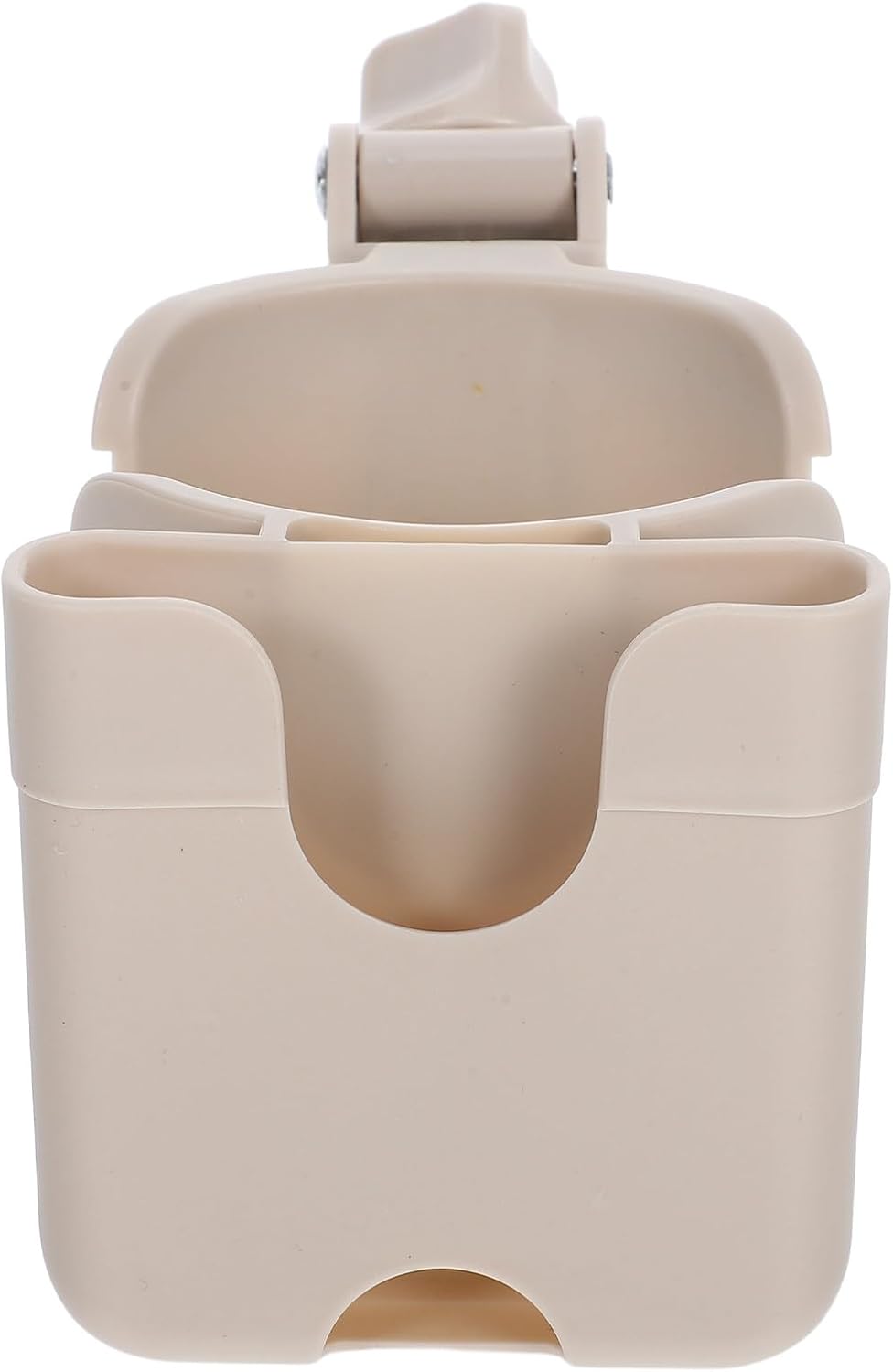 Removable Stroller Cup Holder and Phone Holder for Babies, Portable Bottle and Water Bottle Organizer Rack in Light Beige, Compatible with Strollers and Outdoor Use