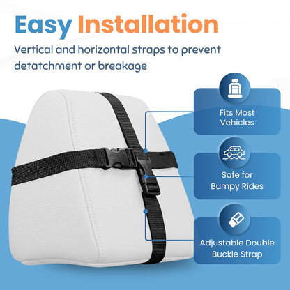 Baby Car Mirror with Temperature Display for Rear-Facing Car Seats