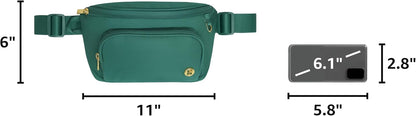 Unisex-Adult Diaper Waistpack Crossbody Bag