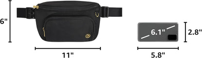 Unisex-Adult Diaper Waistpack Crossbody Bag