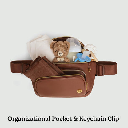Unisex-Adult Diaper Waistpack Crossbody Bag