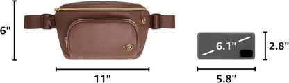 Unisex-Adult Diaper Waistpack Crossbody Bag