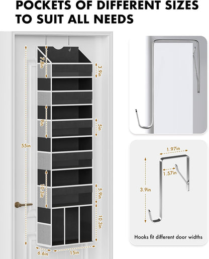 Over the Door Organizer, Compact Hanging Storage for Nursery Bathroom