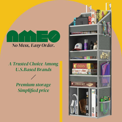 Over the Door Organizer, Compact Hanging Storage for Nursery Bathroom
