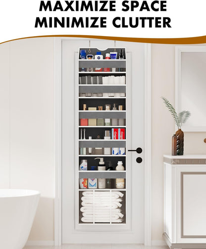 Over the Door Organizer, Compact Hanging Storage for Nursery Bathroom
