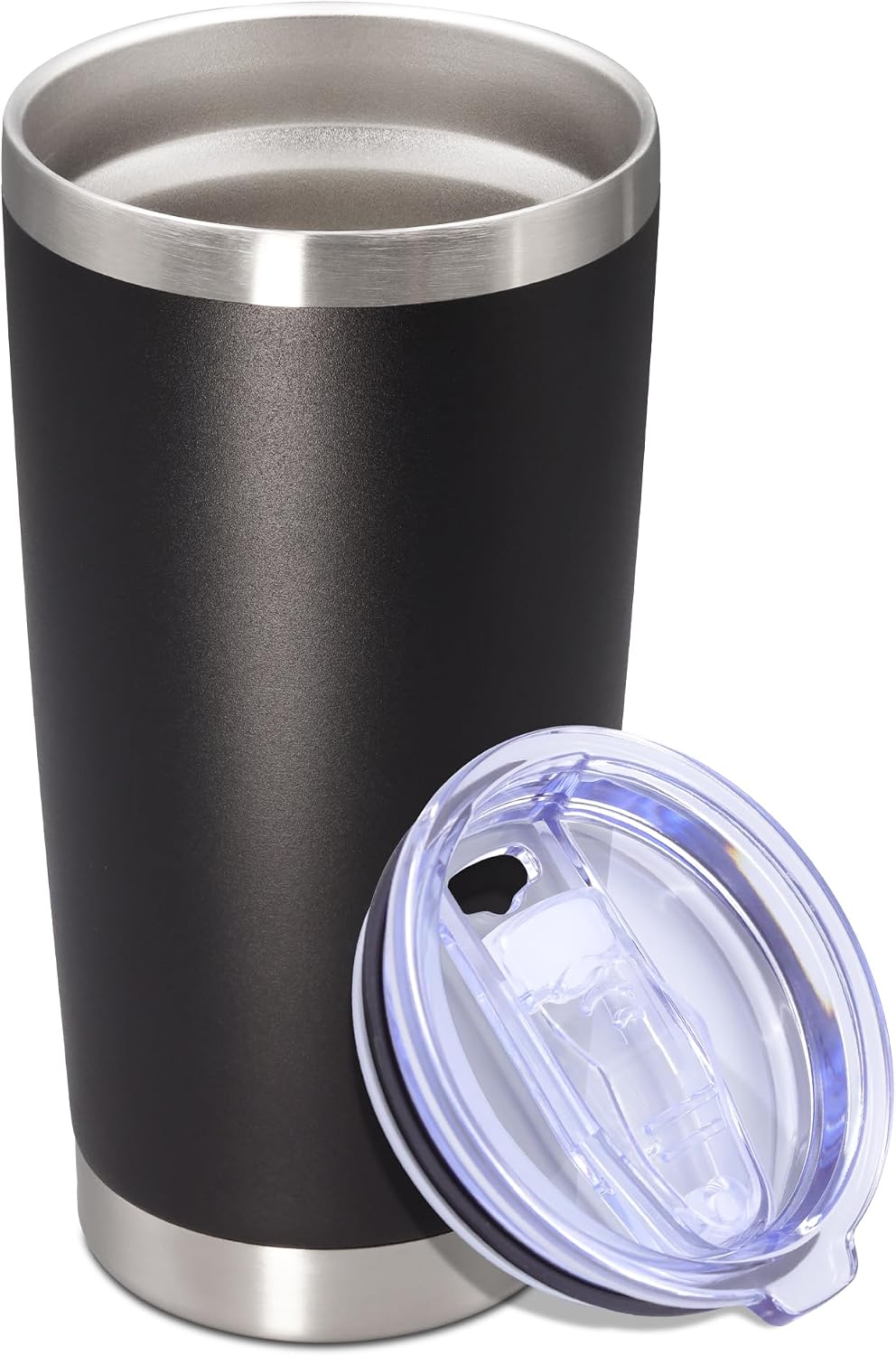 20 oz Tumbler Insulated Tumblers Stainless Steel Coffee Mug,SS 1PCS | Double Wall Vacuum Travel Coffee Tumbler ,Powder Coated Tumbler Cup Keep Hot & Cold