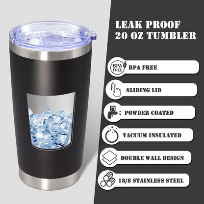20 oz Tumbler Insulated Tumblers Stainless Steel Coffee Mug,SS 1PCS | Double Wall Vacuum Travel Coffee Tumbler ,Powder Coated Tumbler Cup Keep Hot & Cold