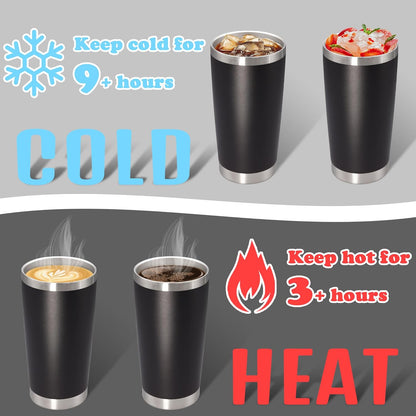 20 oz Tumbler Insulated Tumblers Stainless Steel Coffee Mug,SS 1PCS | Double Wall Vacuum Travel Coffee Tumbler ,Powder Coated Tumbler Cup Keep Hot & Cold