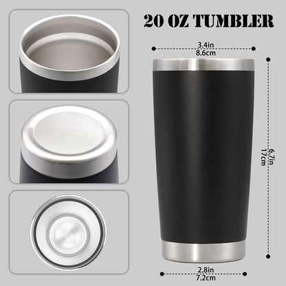 20 oz Tumbler Insulated Tumblers Stainless Steel Coffee Mug,SS 1PCS | Double Wall Vacuum Travel Coffee Tumbler ,Powder Coated Tumbler Cup Keep Hot & Cold