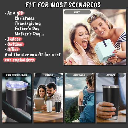 20 oz Tumbler Insulated Tumblers Stainless Steel Coffee Mug,SS 1PCS | Double Wall Vacuum Travel Coffee Tumbler ,Powder Coated Tumbler Cup Keep Hot & Cold