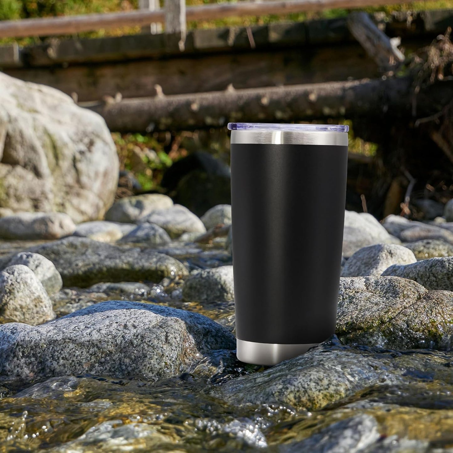 20 oz Tumbler Insulated Tumblers Stainless Steel Coffee Mug,SS 1PCS | Double Wall Vacuum Travel Coffee Tumbler ,Powder Coated Tumbler Cup Keep Hot & Cold