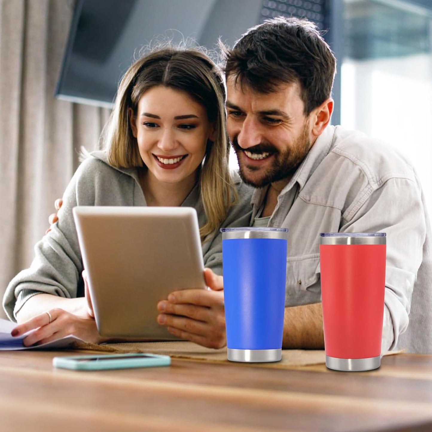 20 oz Tumbler Insulated Tumblers Stainless Steel Coffee Mug,SS 1PCS | Double Wall Vacuum Travel Coffee Tumbler ,Powder Coated Tumbler Cup Keep Hot & Cold
