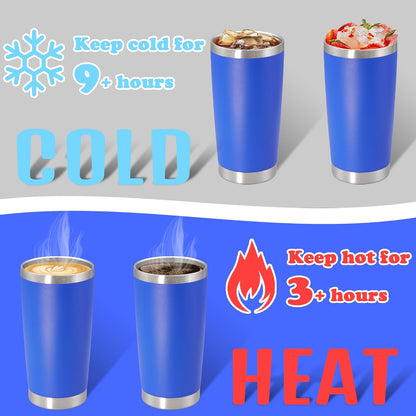 20 oz Tumbler Insulated Tumblers Stainless Steel Coffee Mug,SS 1PCS | Double Wall Vacuum Travel Coffee Tumbler ,Powder Coated Tumbler Cup Keep Hot & Cold