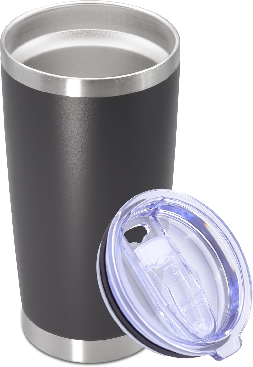 20 oz Tumbler Insulated Tumblers Stainless Steel Coffee Mug,SS 1PCS | Double Wall Vacuum Travel Coffee Tumbler ,Powder Coated Tumbler Cup Keep Hot & Cold