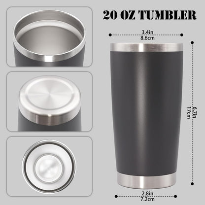 20 oz Tumbler Insulated Tumblers Stainless Steel Coffee Mug,SS 1PCS | Double Wall Vacuum Travel Coffee Tumbler ,Powder Coated Tumbler Cup Keep Hot & Cold