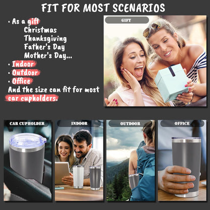 20 oz Tumbler Insulated Tumblers Stainless Steel Coffee Mug,SS 1PCS | Double Wall Vacuum Travel Coffee Tumbler ,Powder Coated Tumbler Cup Keep Hot & Cold
