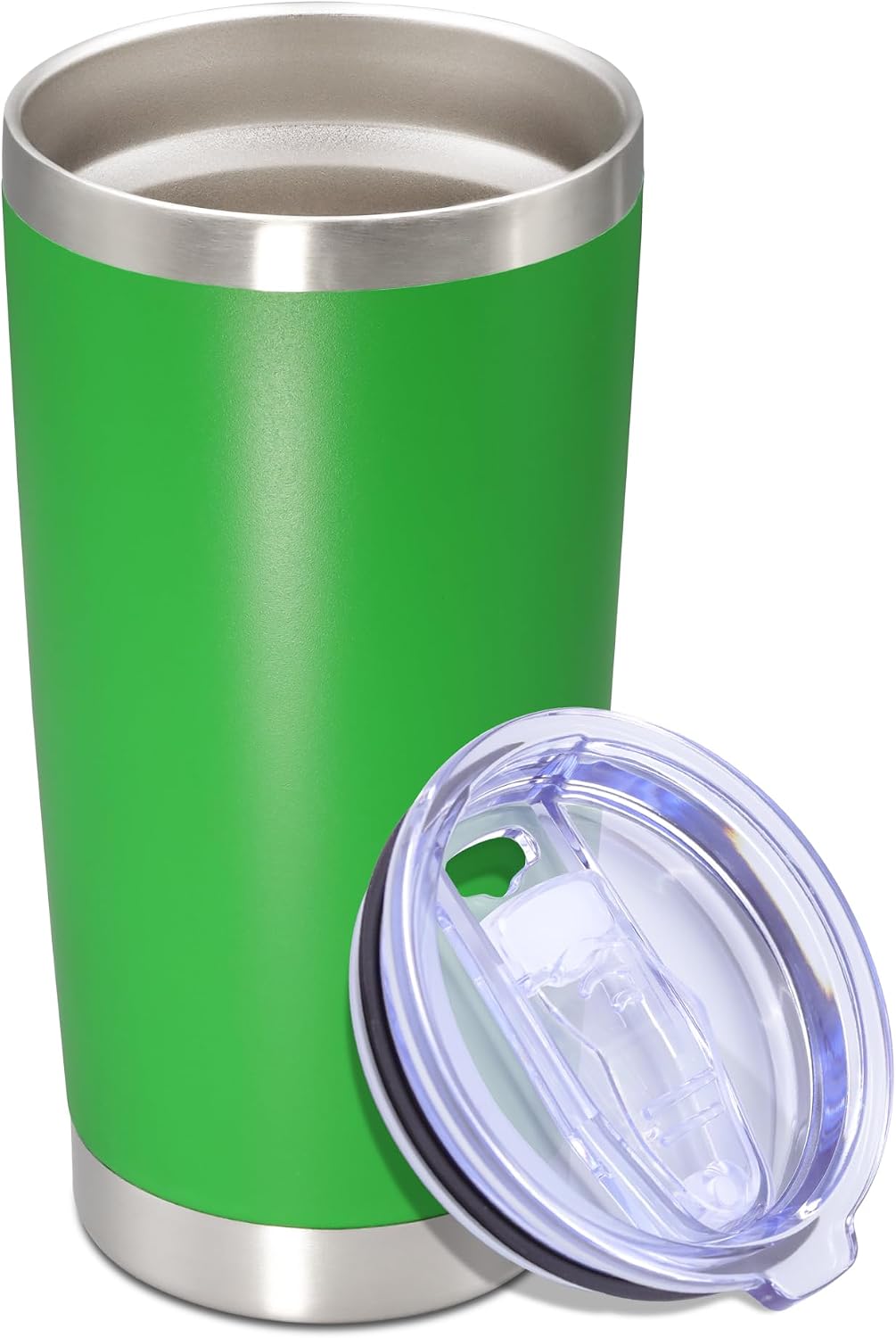 20 oz Tumbler Insulated Tumblers Stainless Steel Coffee Mug,SS 1PCS | Double Wall Vacuum Travel Coffee Tumbler ,Powder Coated Tumbler Cup Keep Hot & Cold