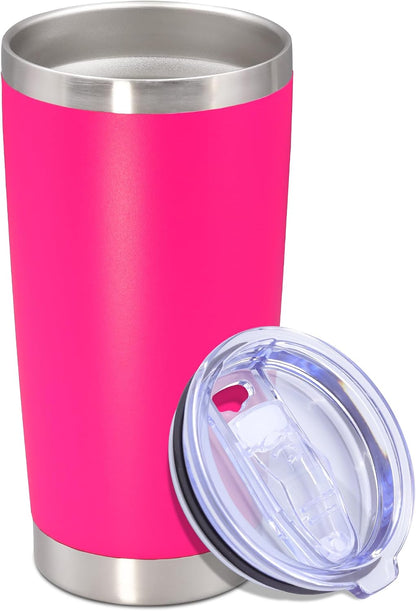 20 oz Tumbler Insulated Tumblers Stainless Steel Coffee Mug,SS 1PCS | Double Wall Vacuum Travel Coffee Tumbler ,Powder Coated Tumbler Cup Keep Hot & Cold