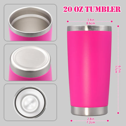 20 oz Tumbler Insulated Tumblers Stainless Steel Coffee Mug,SS 1PCS | Double Wall Vacuum Travel Coffee Tumbler ,Powder Coated Tumbler Cup Keep Hot & Cold