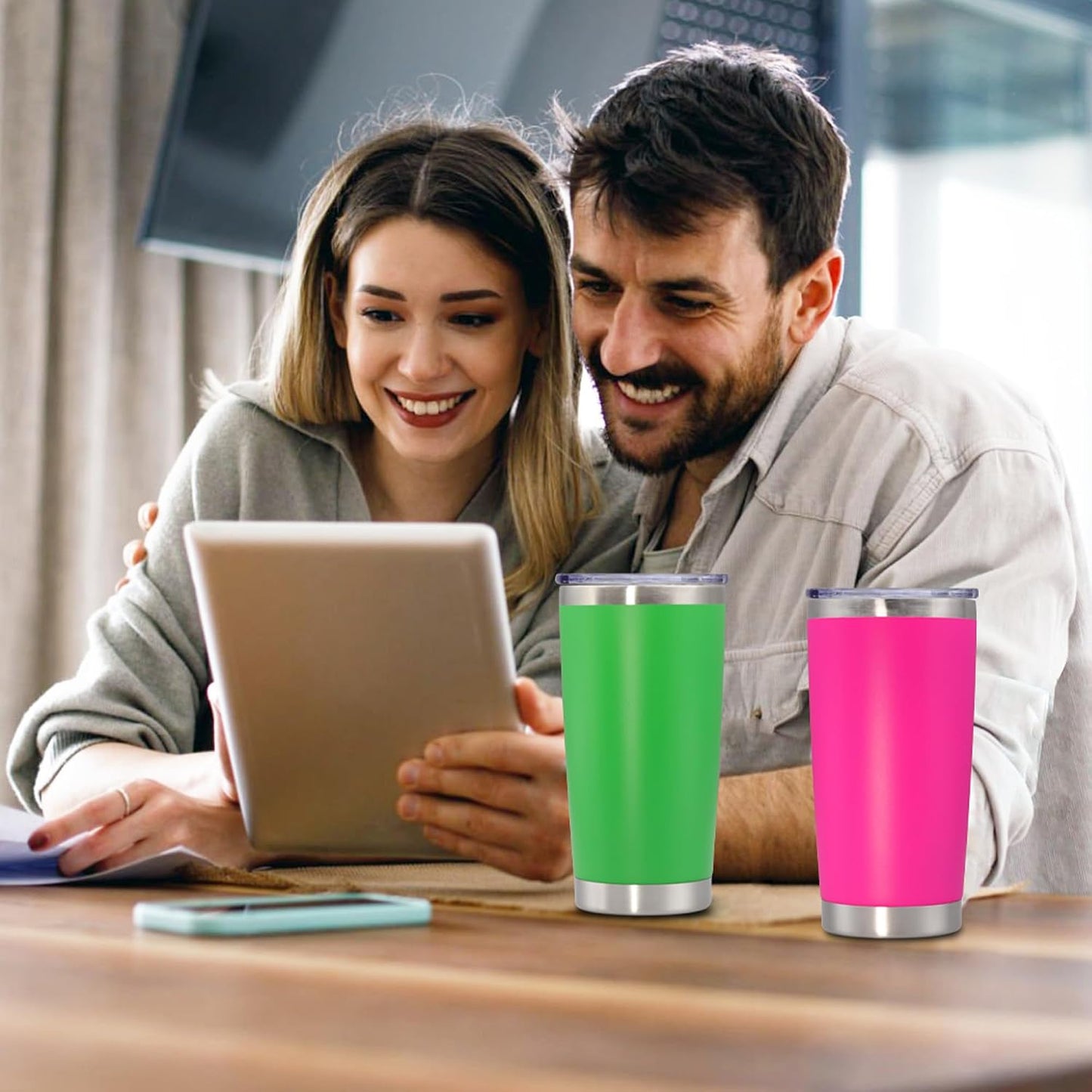 20 oz Tumbler Insulated Tumblers Stainless Steel Coffee Mug,SS 1PCS | Double Wall Vacuum Travel Coffee Tumbler ,Powder Coated Tumbler Cup Keep Hot & Cold