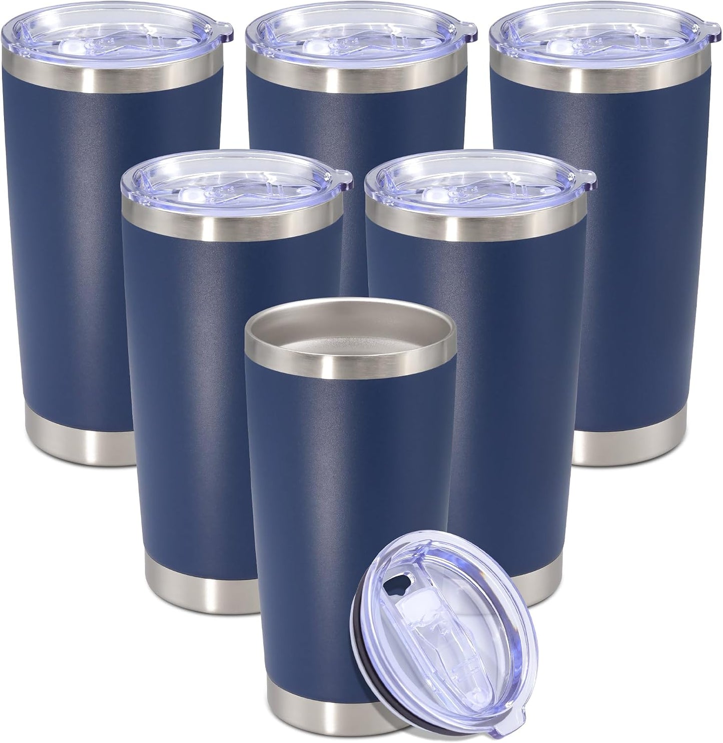 20 oz Tumbler Insulated Tumblers Stainless Steel Coffee Mug,SS 1PCS | Double Wall Vacuum Travel Coffee Tumbler ,Powder Coated Tumbler Cup Keep Hot & Cold