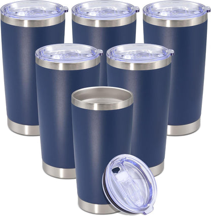 20 oz Tumbler Insulated Tumblers Stainless Steel Coffee Mug,SS 1PCS | Double Wall Vacuum Travel Coffee Tumbler ,Powder Coated Tumbler Cup Keep Hot & Cold
