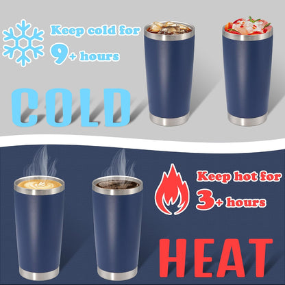 20 oz Tumbler Insulated Tumblers Stainless Steel Coffee Mug,SS 1PCS | Double Wall Vacuum Travel Coffee Tumbler ,Powder Coated Tumbler Cup Keep Hot & Cold