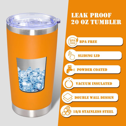 20 oz Tumbler Insulated Tumblers Stainless Steel Coffee Mug,SS 1PCS | Double Wall Vacuum Travel Coffee Tumbler ,Powder Coated Tumbler Cup Keep Hot & Cold