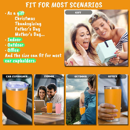 20 oz Tumbler Insulated Tumblers Stainless Steel Coffee Mug,SS 1PCS | Double Wall Vacuum Travel Coffee Tumbler ,Powder Coated Tumbler Cup Keep Hot & Cold