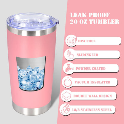 20 oz Tumbler Insulated Tumblers Stainless Steel Coffee Mug,SS 1PCS | Double Wall Vacuum Travel Coffee Tumbler ,Powder Coated Tumbler Cup Keep Hot & Cold