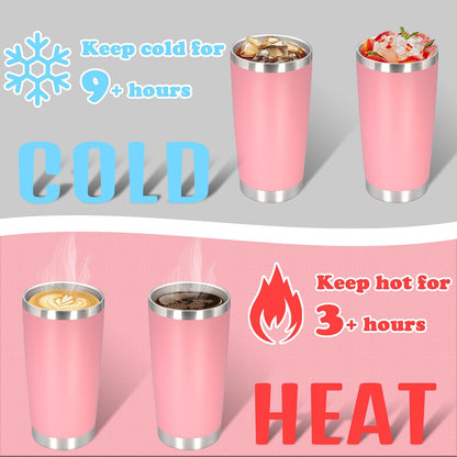 20 oz Tumbler Insulated Tumblers Stainless Steel Coffee Mug,SS 1PCS | Double Wall Vacuum Travel Coffee Tumbler ,Powder Coated Tumbler Cup Keep Hot & Cold