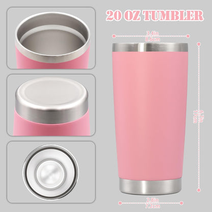 20 oz Tumbler Insulated Tumblers Stainless Steel Coffee Mug,SS 1PCS | Double Wall Vacuum Travel Coffee Tumbler ,Powder Coated Tumbler Cup Keep Hot & Cold