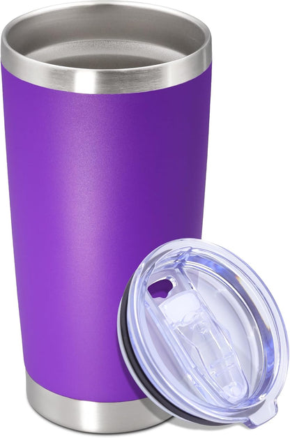 20 oz Tumbler Insulated Tumblers Stainless Steel Coffee Mug,SS 1PCS | Double Wall Vacuum Travel Coffee Tumbler ,Powder Coated Tumbler Cup Keep Hot & Cold
