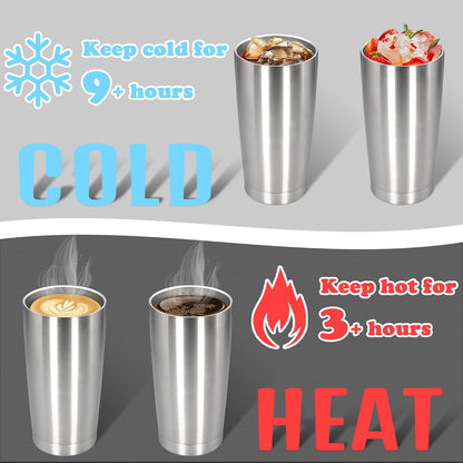 20 oz Tumbler Insulated Tumblers Stainless Steel Coffee Mug,SS 1PCS | Double Wall Vacuum Travel Coffee Tumbler ,Powder Coated Tumbler Cup Keep Hot & Cold