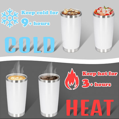 20 oz Tumbler Insulated Tumblers Stainless Steel Coffee Mug,SS 1PCS | Double Wall Vacuum Travel Coffee Tumbler ,Powder Coated Tumbler Cup Keep Hot & Cold