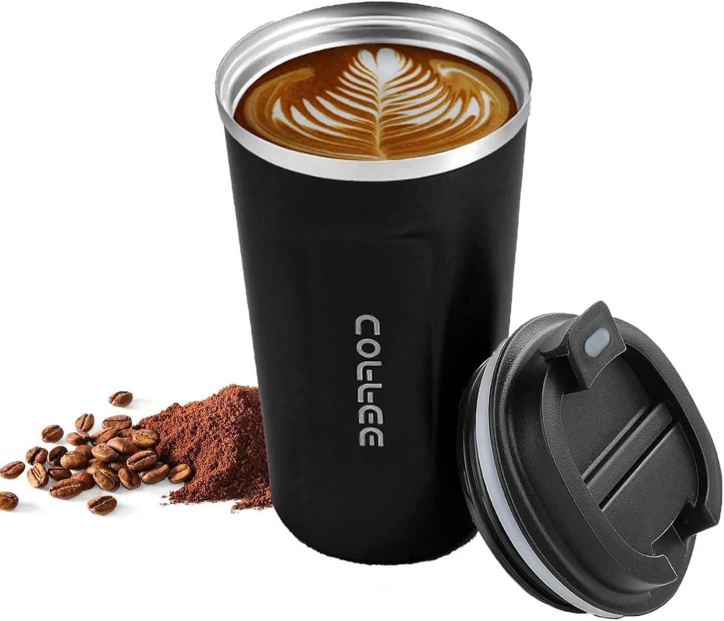 Stainless Steel Coffee Mug,Leak Proof Coffee Travel Mug Cup, Thermal Cup