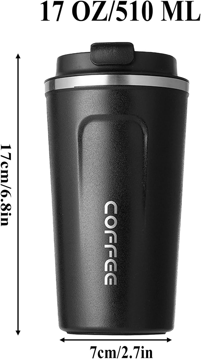 Stainless Steel Coffee Mug,Leak Proof Coffee Travel Mug Cup, Thermal Cup