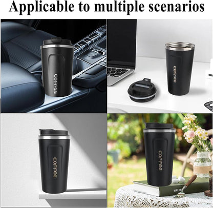 Stainless Steel Coffee Mug,Leak Proof Coffee Travel Mug Cup, Thermal Cup