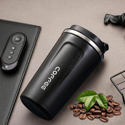 Stainless Steel Coffee Mug,Leak Proof Coffee Travel Mug Cup, Thermal Cup