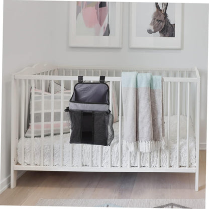 Hanging Organizer Diaper Stacker Pockets Storage Organizer for Diapers Items Neutral Style
