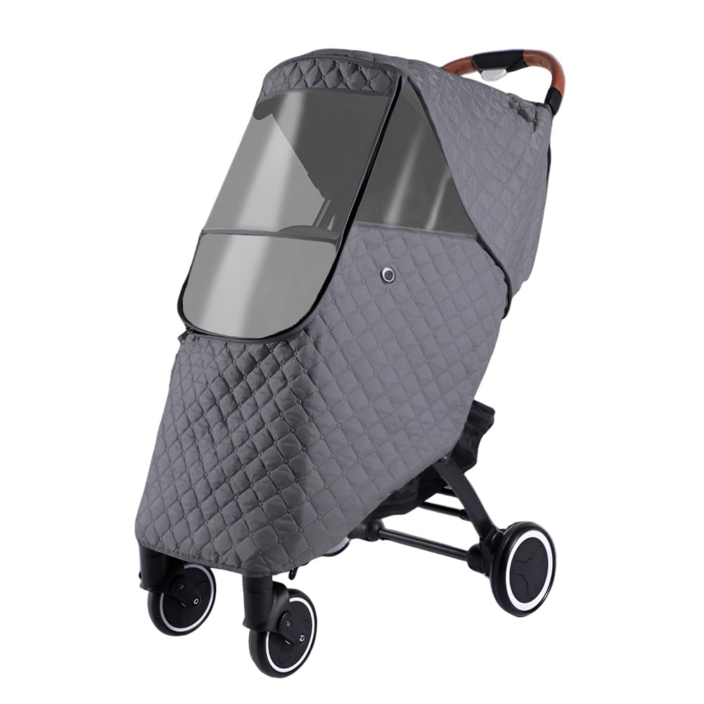 Winter Stroller Rain Cover Warm Stroller Weather Shield Universal Stroller Accessory,Protect from Rain Snow Dust Sun
